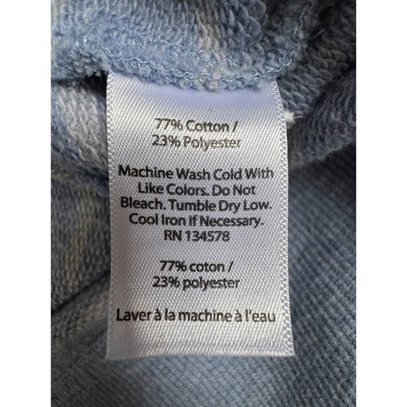 Vineyard Vines Blue White Pullover Washed Striped Hoodie Shep Shirt Mens Size M - Picture 7 of 7